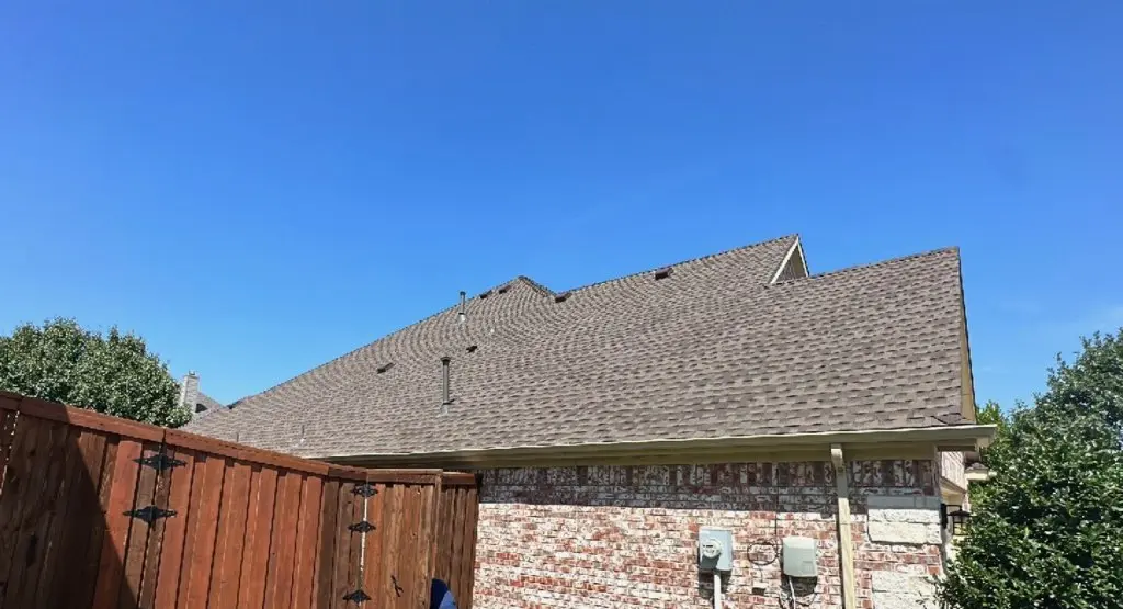 Completed roof replacement project in Roseville